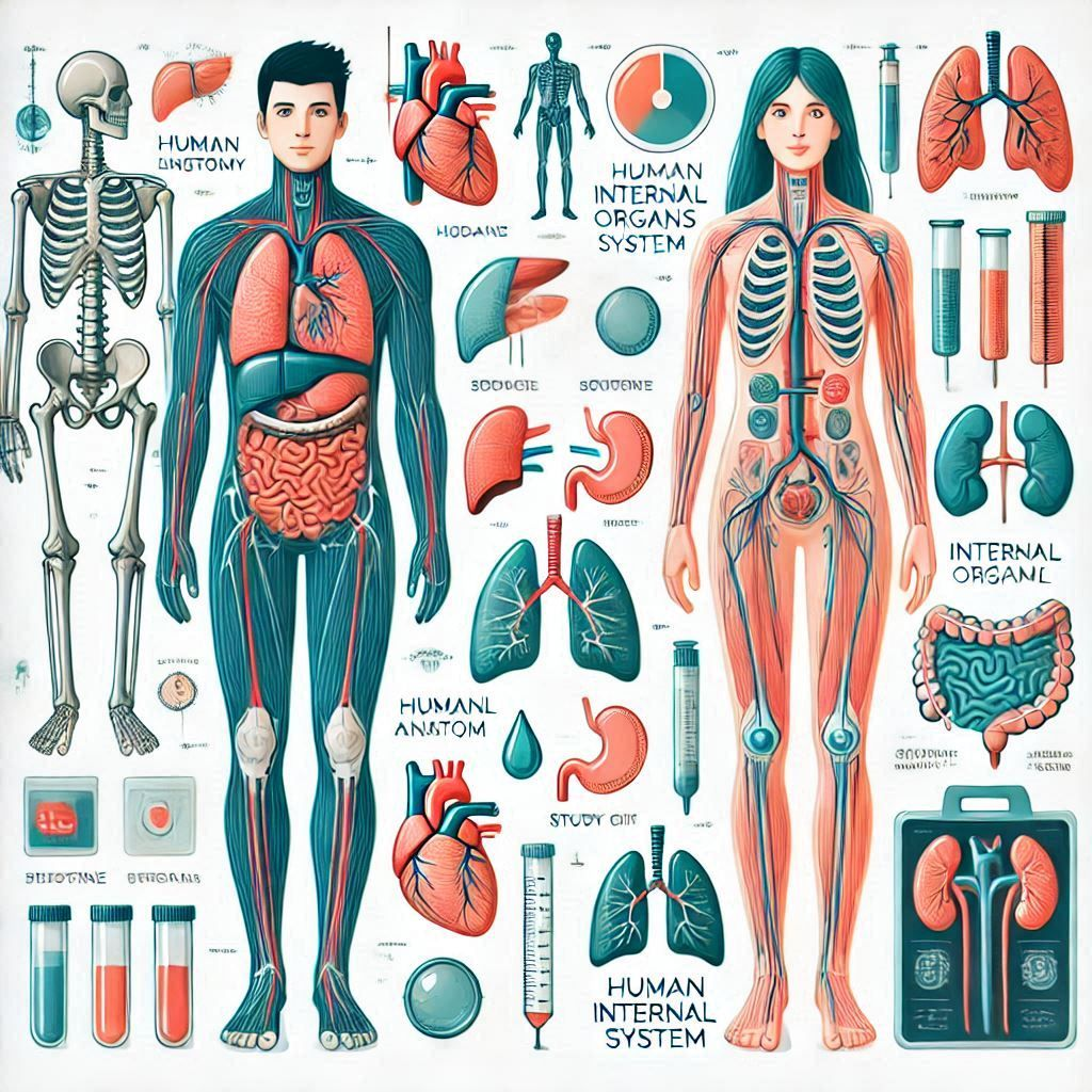 human X-ray organ 人體結構圖